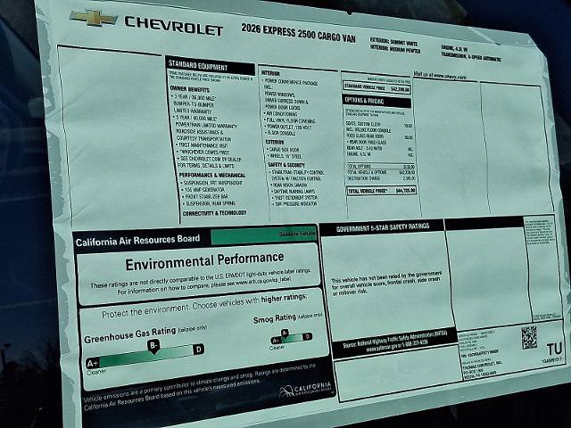 New 2026 Chevrolet Express 2500 RWD image 11