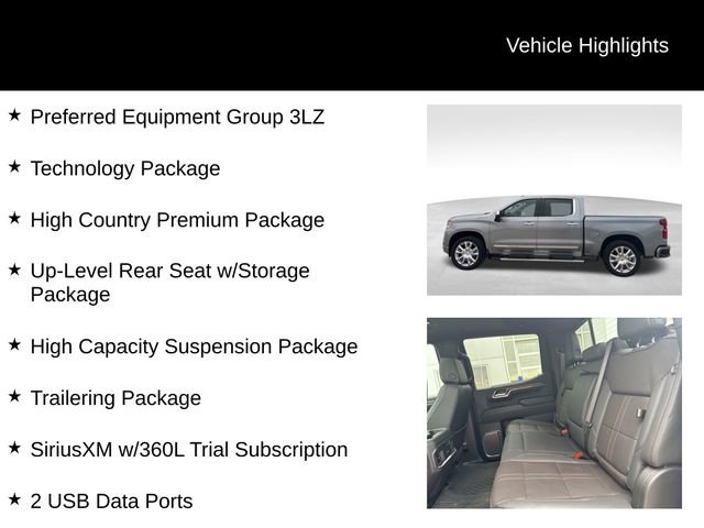 Certified 2025 Chevrolet Silverado 1500 High Country w/ High Country Premium Package image 3