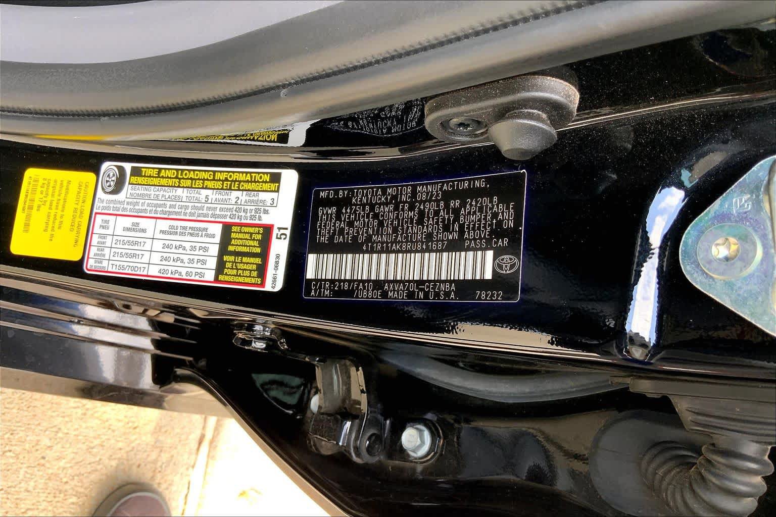 Used 2024 Toyota Camry LE w/ Convenience Package FWD image 34
