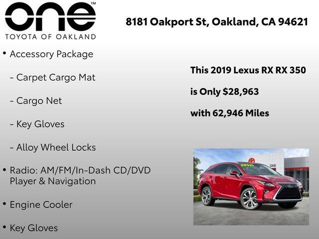 Used 2019 Lexus RX 350 FWD image 17