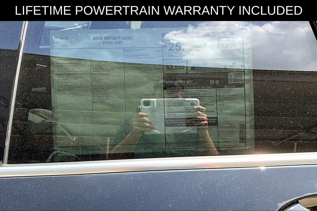 Certified 2025 INFINITI QX50 Pure image 20