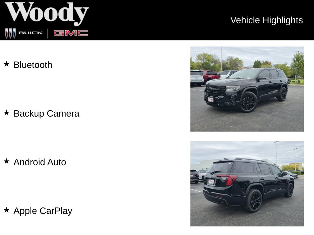Used 2022 GMC Acadia SLT w/ Elevation Edition AWD/4WD image 3