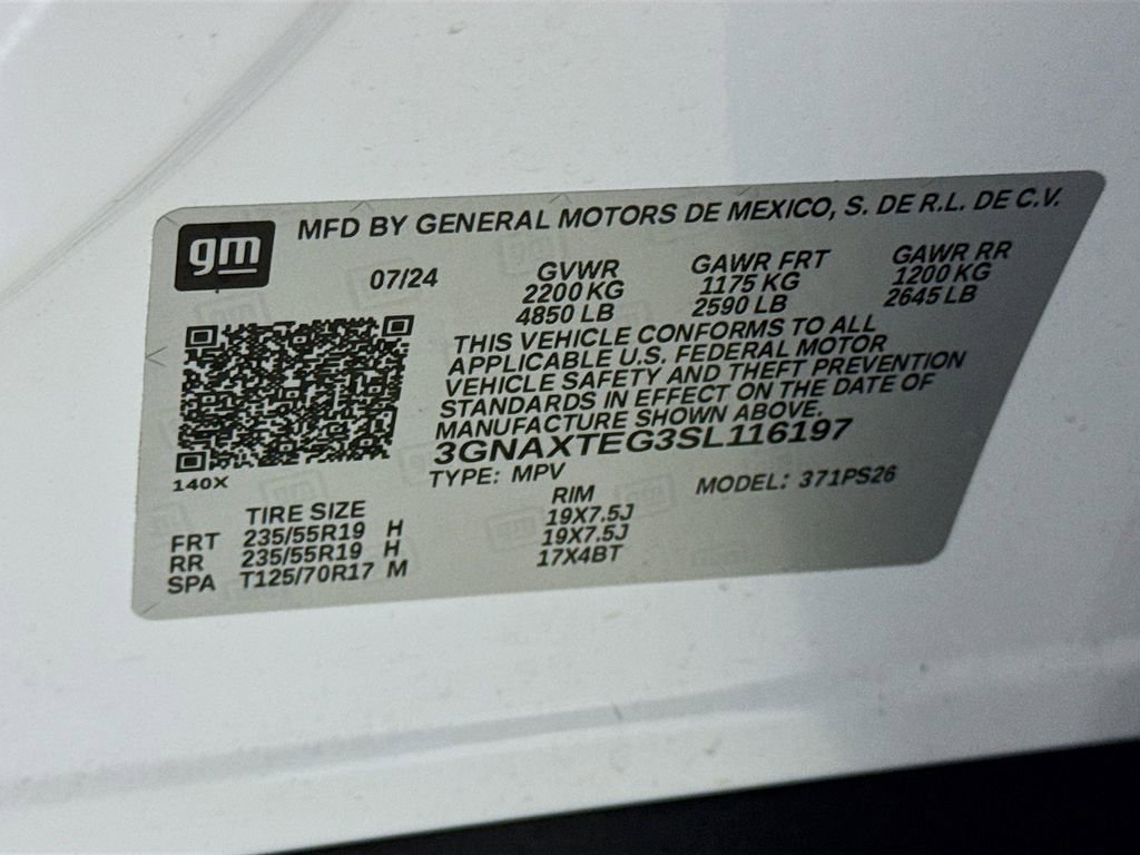 Certified 2025 Chevrolet Equinox RS w/ Safety and Technology Package image 30