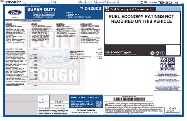 New 2026 Ford F550 4x4 Crew Cab image 6