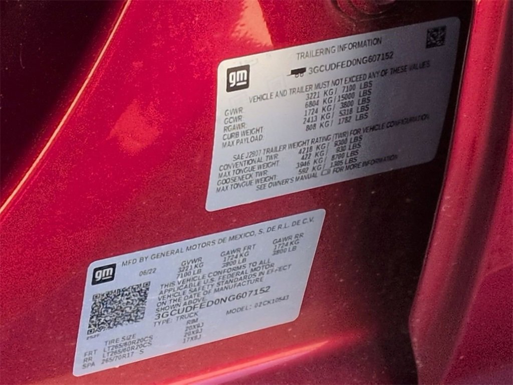 Certified 2022 Chevrolet Silverado 1500 LT Trail Boss w/ Convenience Package II image 32