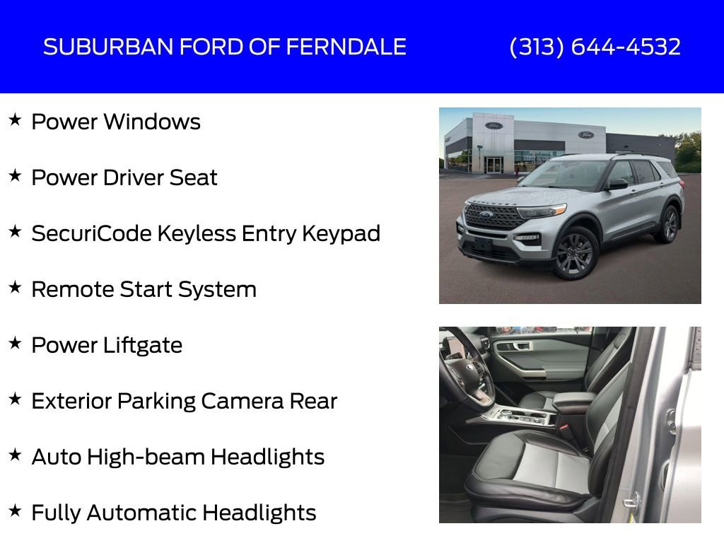 Used 2022 Ford Explorer XLT w/ Equipment Group 202A image 17