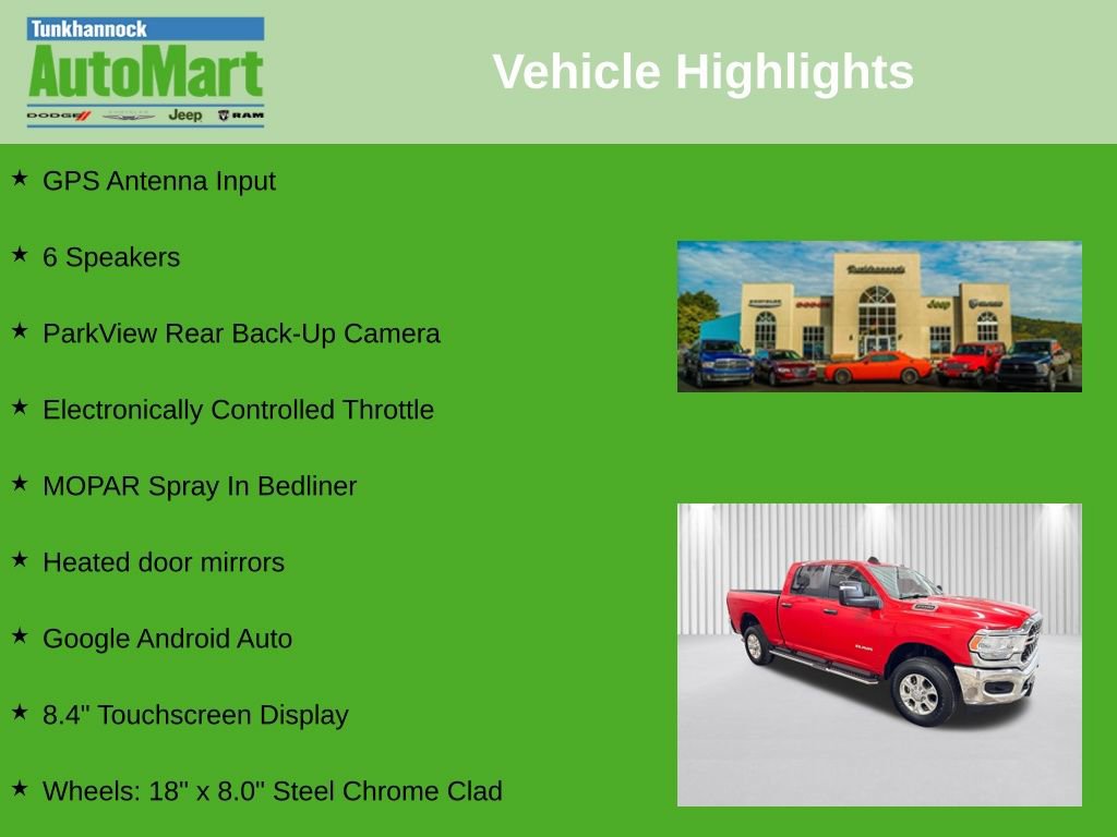 Used 2024 RAM 2500 Big Horn w/ Bed Utility Group image 6