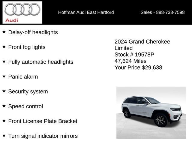 Used 2024 Jeep Grand Cherokee Limited AWD/4WD image 30