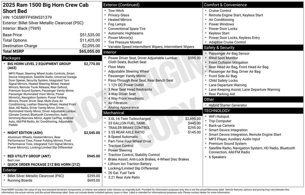 Used 2025 RAM 1500 Big Horn AWD/4WD image 12