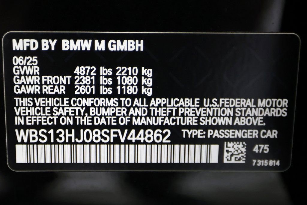 Used 2025 BMW M3 Base w/ Executive Package image 58