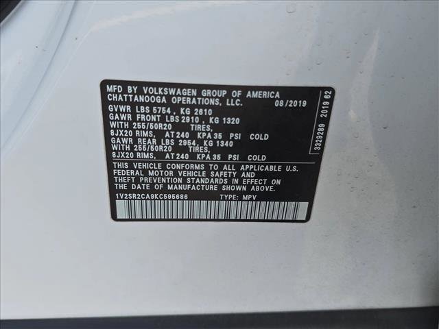 Used 2019 Volkswagen Atlas SEL R-Line image 25
