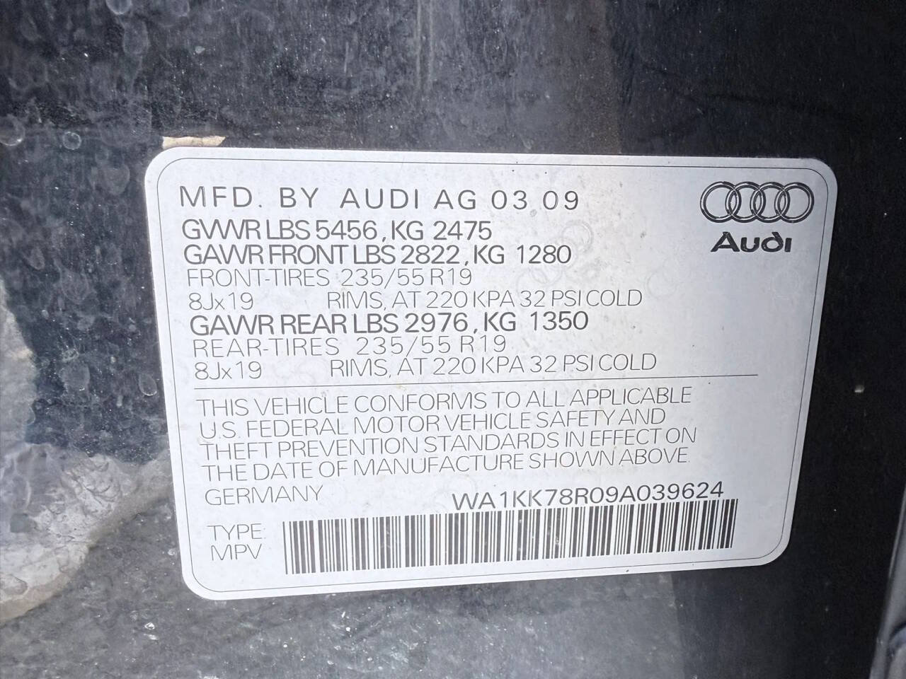 Used 2009 Audi Q5 3.2 Premium AWD/4WD image 27