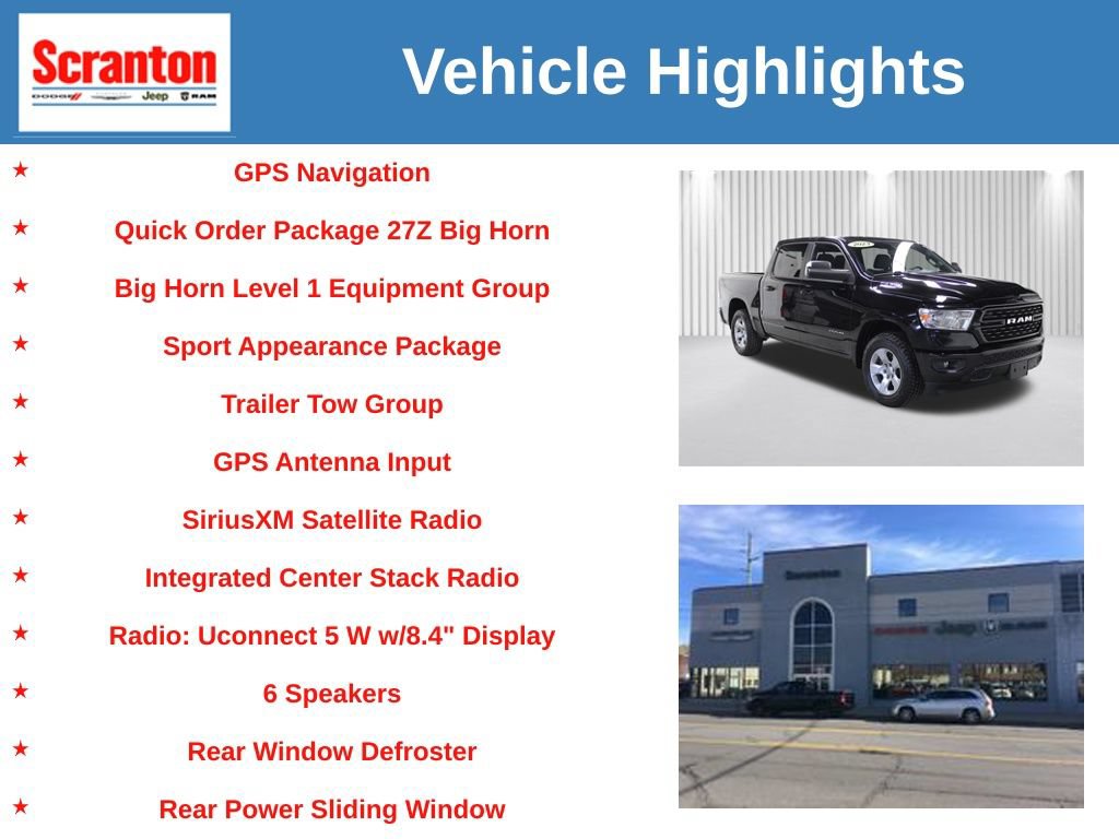 Used 2023 RAM 1500 Big Horn w/ Trailer Tow Group AWD/4WD image 6