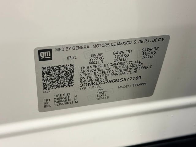 Certified 2021 Chevrolet Blazer LT w/ LPO, Floor Liner Package image 24