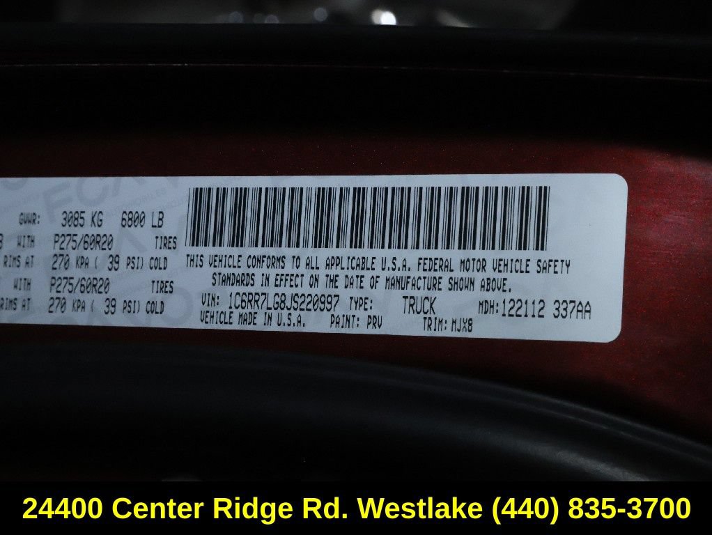 Used 2018 RAM 1500 Big Horn AWD/4WD image 20