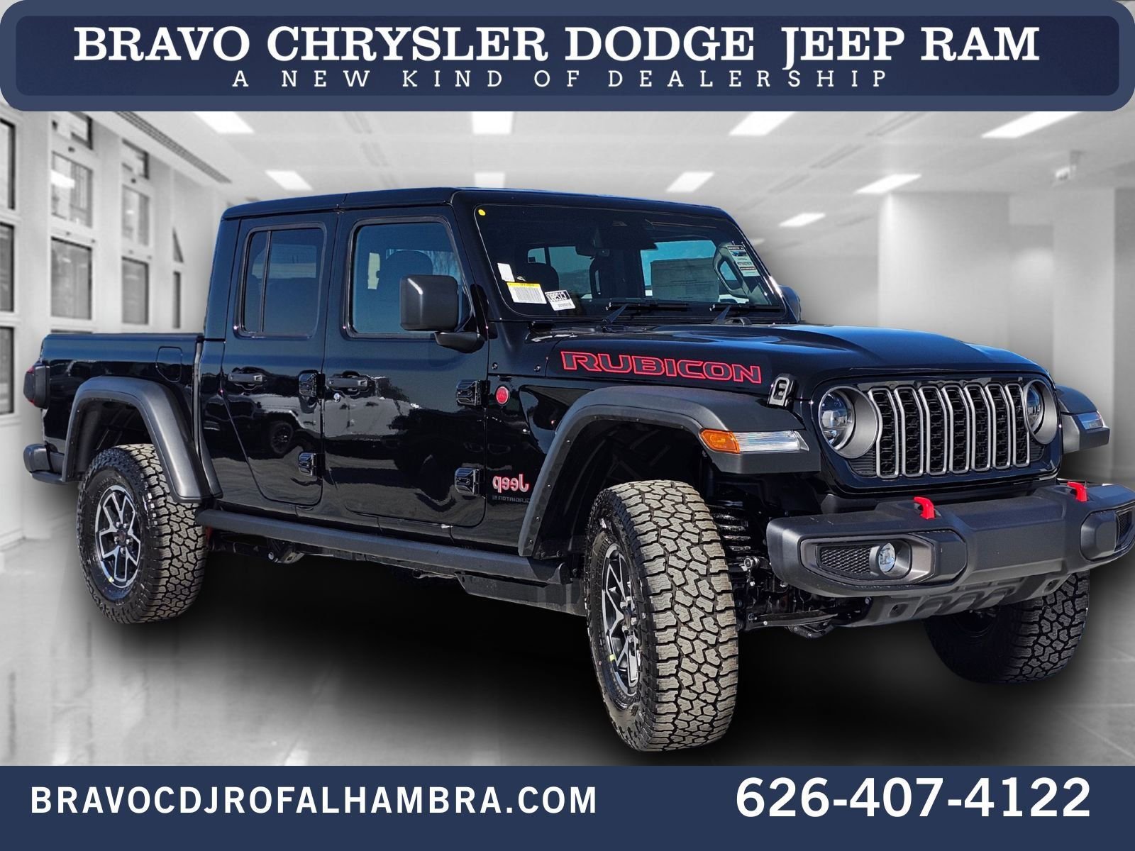 New 2026 Jeep Gladiator Rubicon w/ Steel Power Dome Hood Package