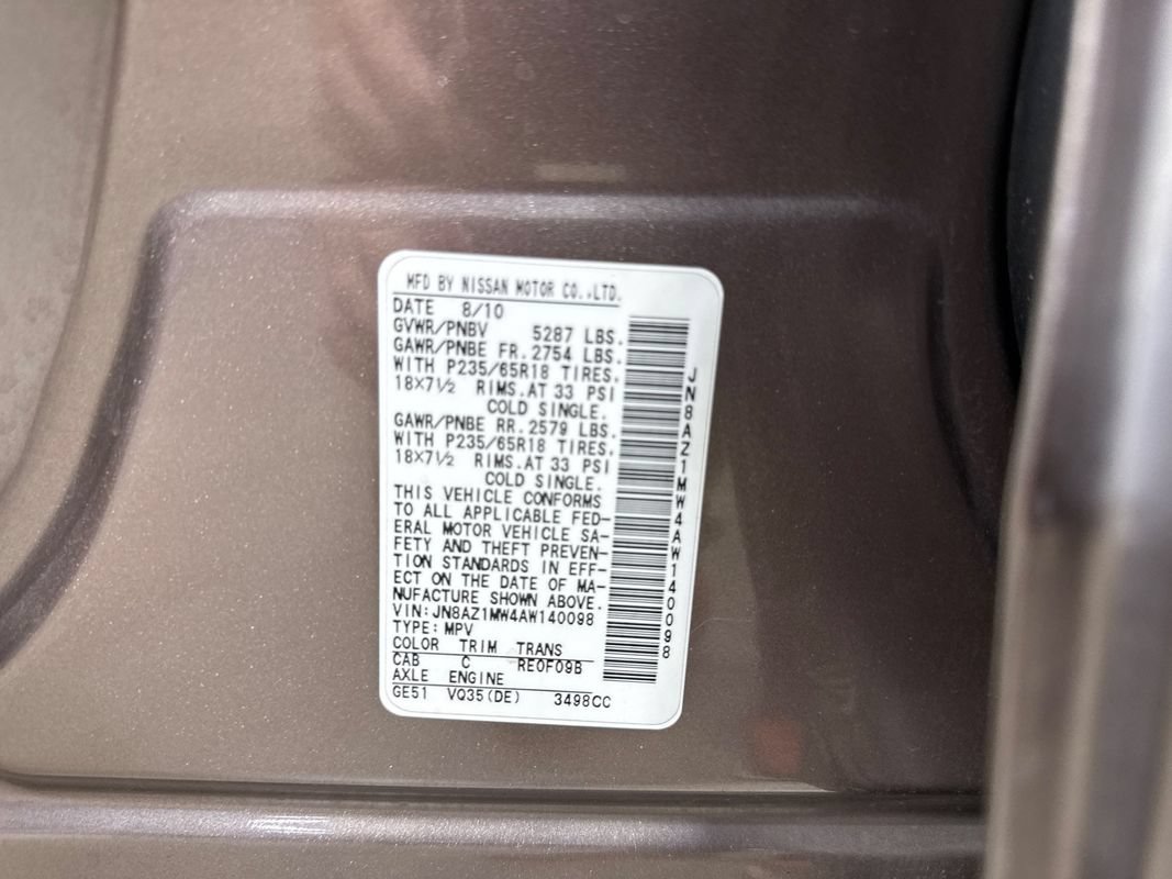 Used 2010 Nissan Murano SL w/ Leather Pkg AWD/4WD image 83