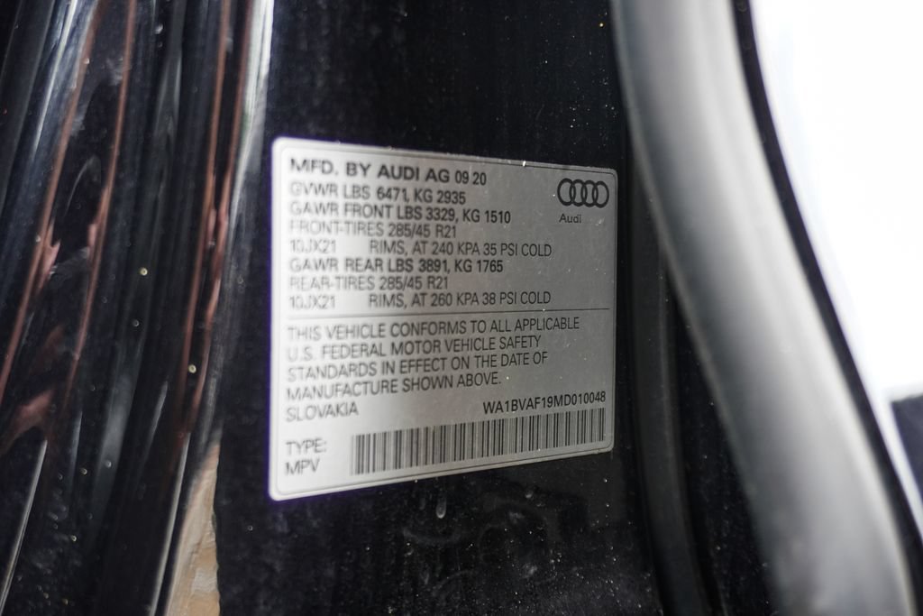 Used 2021 Audi Q8 Premium Plus w/ Premium Plus Package AWD/4WD image 48
