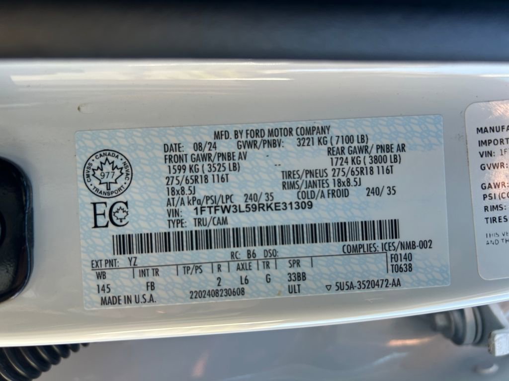 Used 2024 Ford F150 XLT w/ Tow/Haul Package image 34