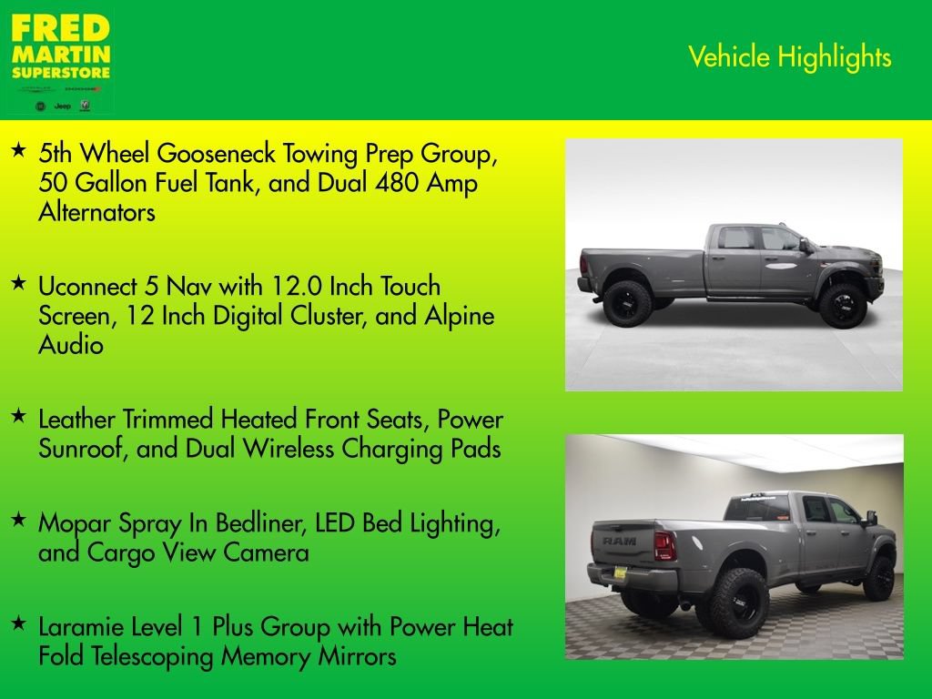 New 2026 RAM 3500 Laramie w/ Night Edition AWD/4WD image 15