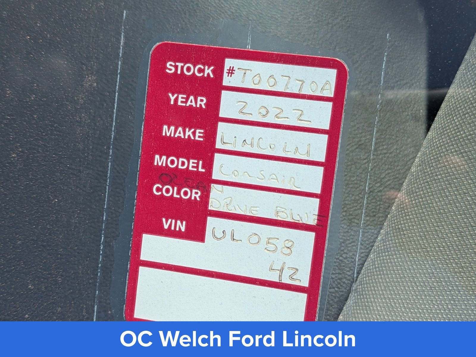 Certified 2022 Lincoln Corsair FWD w/ Equipment Group 101A image 18