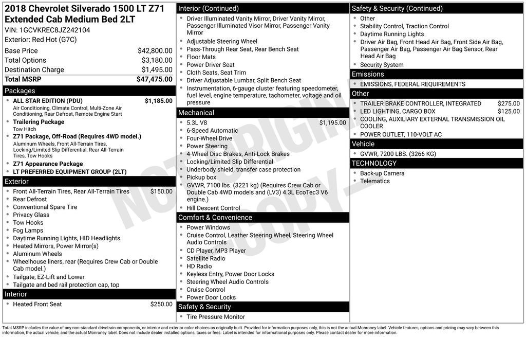 Used 2018 Chevrolet Silverado 1500 LT w/ All Star Edition image 5