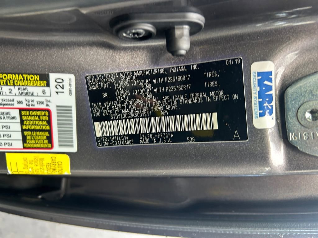 Used 2019 Toyota Sienna XLE FWD image 34
