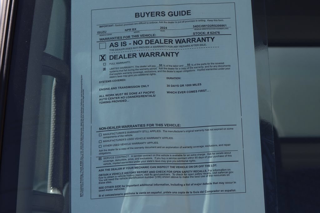 Used 2024 Isuzu NPR RWD image 43