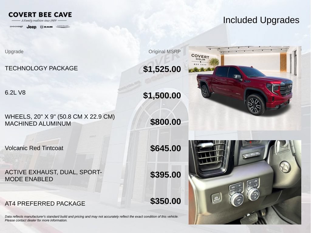 Used 2024 GMC Sierra 1500 AT4 w/ Technology Package AWD/4WD image 11