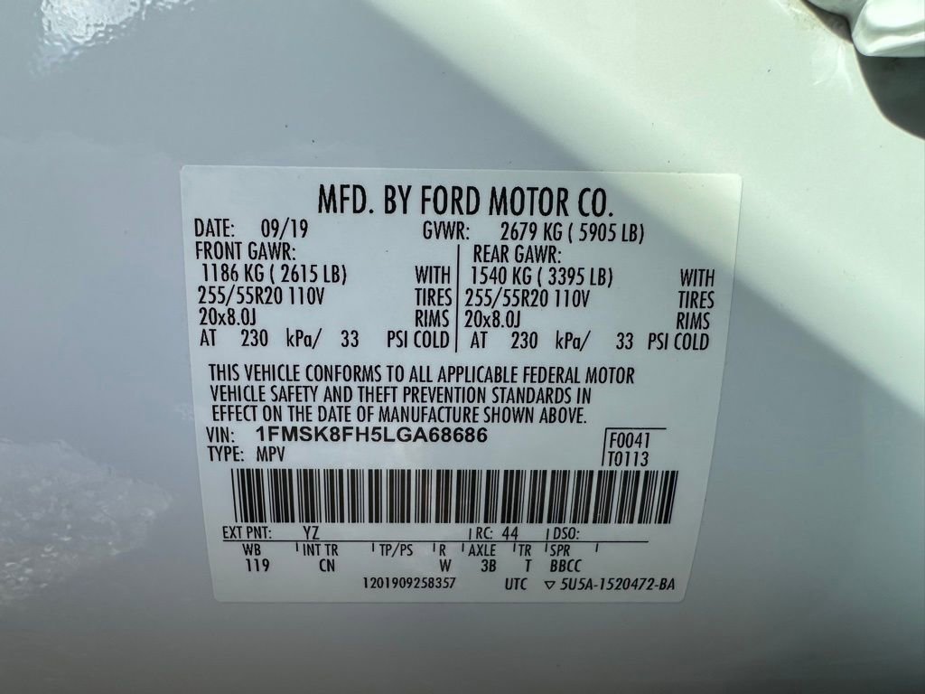 Used 2020 Ford Explorer Limited image 27