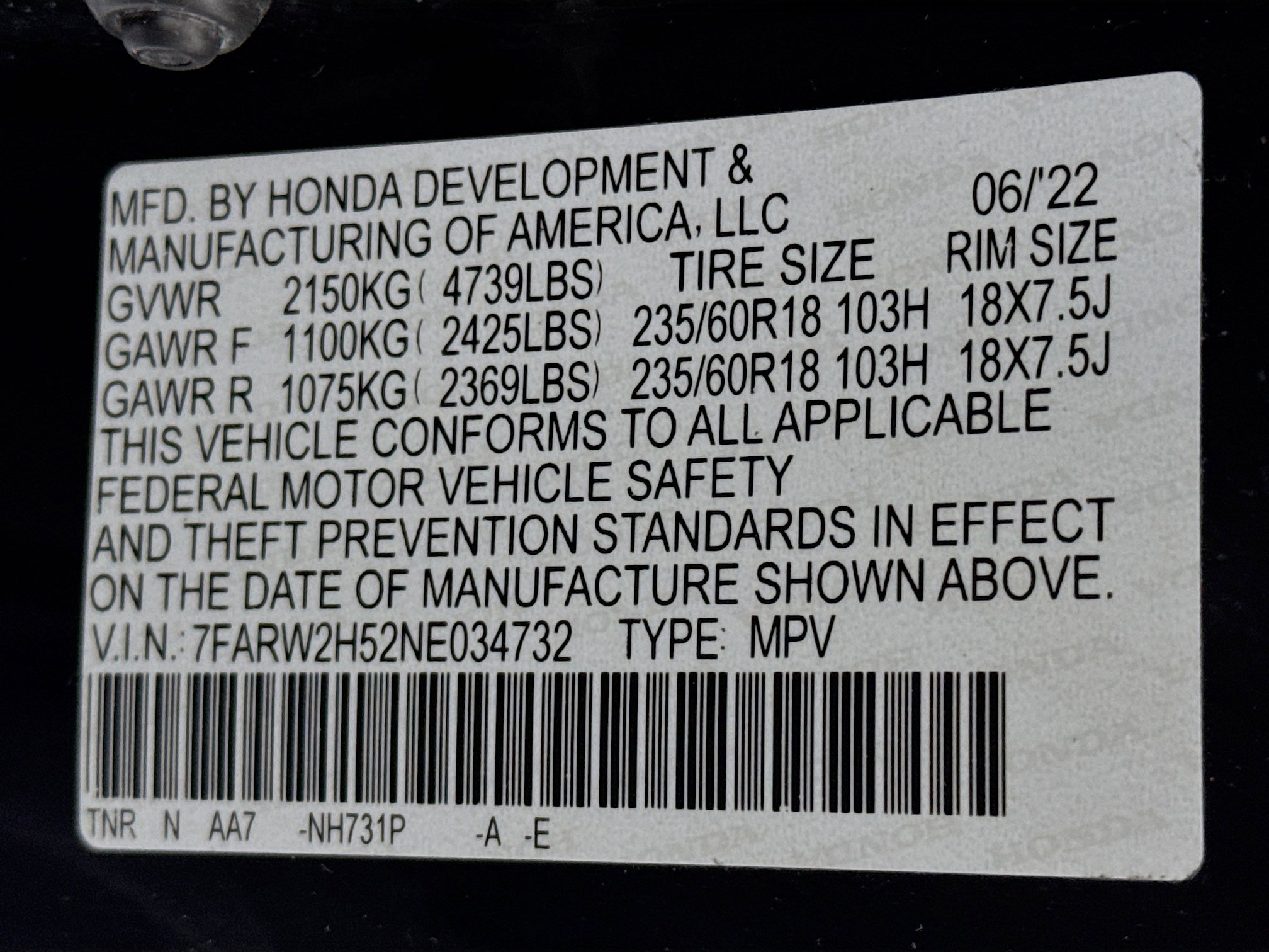 Certified 2022 Honda CR-V EX image 31