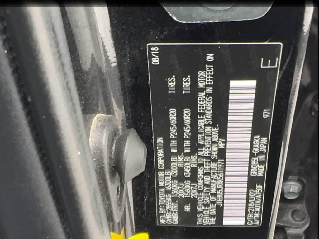 Used 2019 Toyota 4Runner Limited AWD/4WD image 61