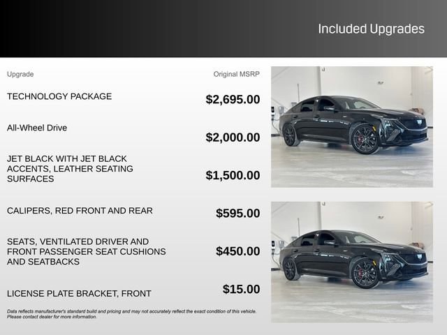 Certified 2025 Cadillac CT5 V w/ Technology Package image 3
