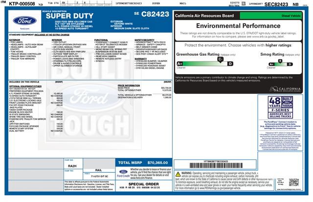 Used 2025 Ford F250 XLT w/ FX4 Off-Road Package AWD/4WD image 2