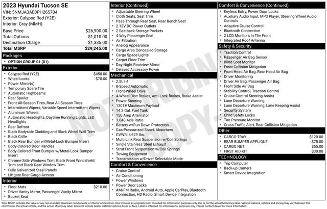 Used 2023 Hyundai Tucson SE image 7