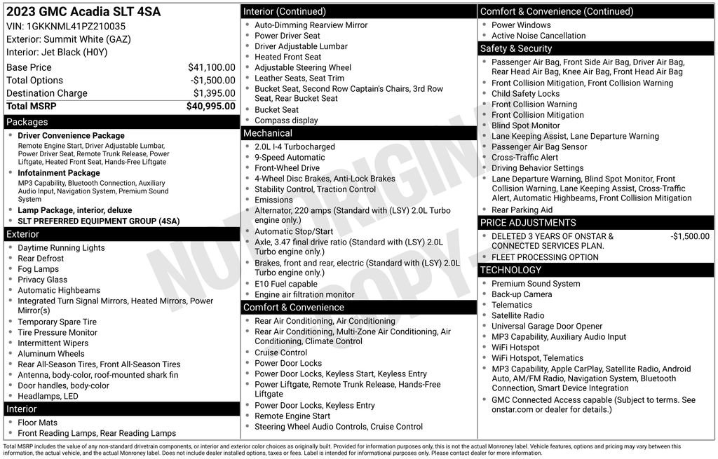 Used 2023 GMC Acadia SLT image 42