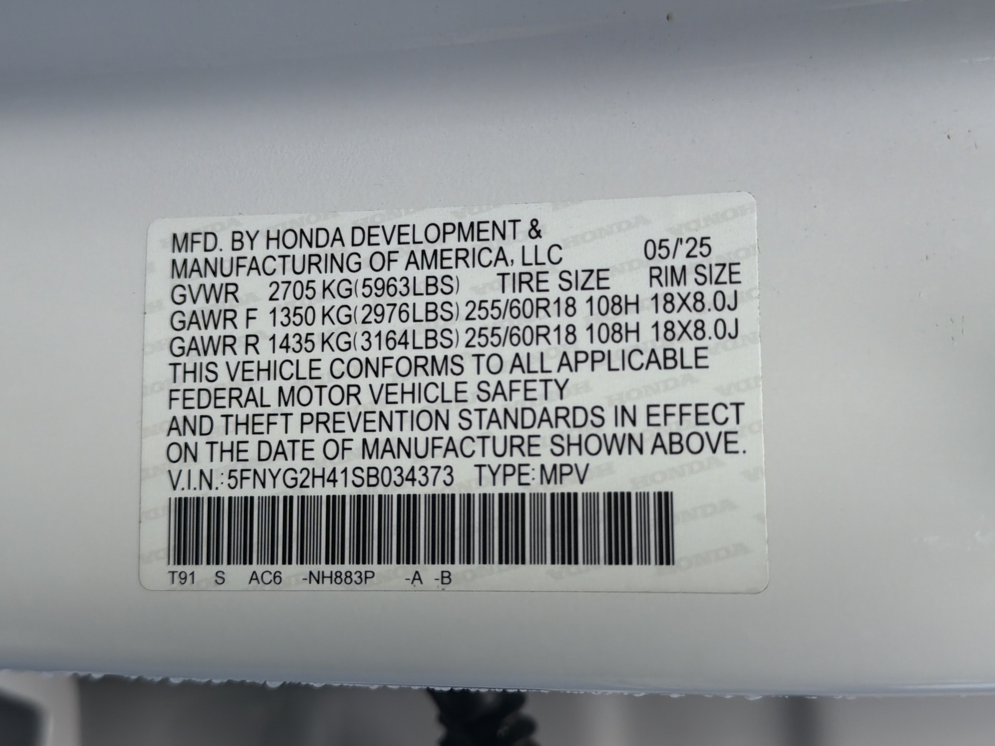 Certified 2025 Honda Pilot EX-L image 36