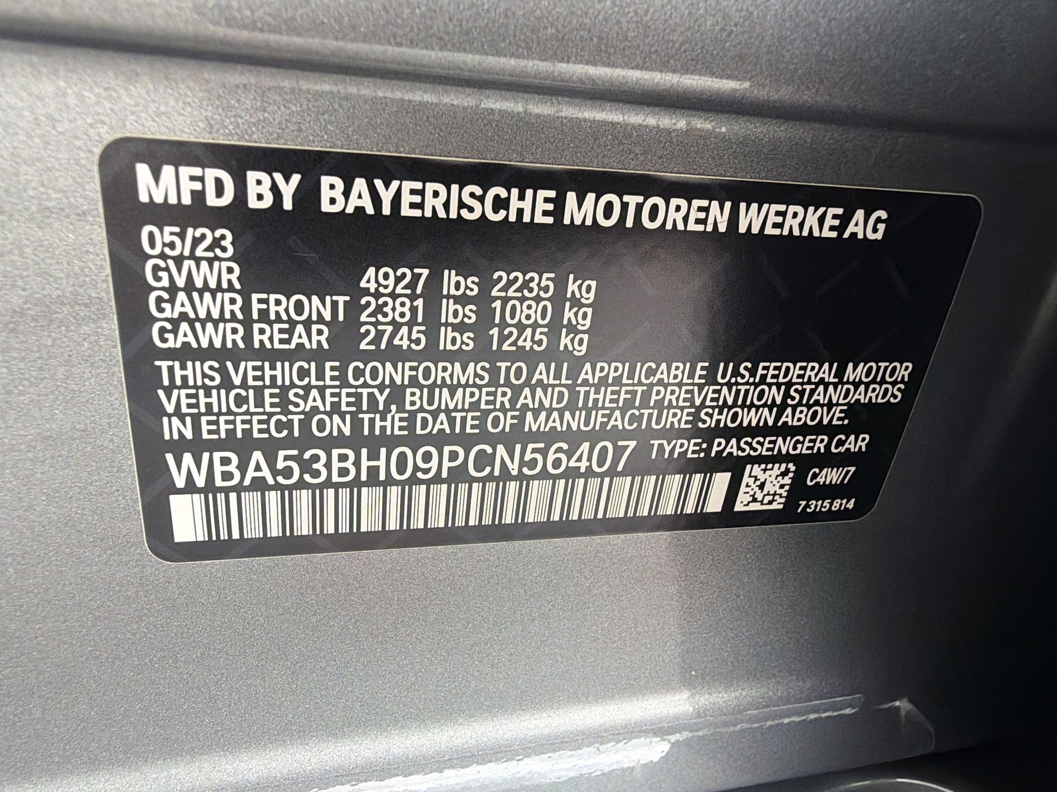 Used 2023 BMW 530i w/ Convenience Package RWD image 10