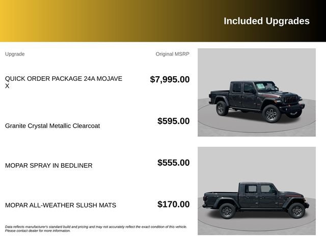 New 2026 Jeep Gladiator Mojave AWD/4WD image 6