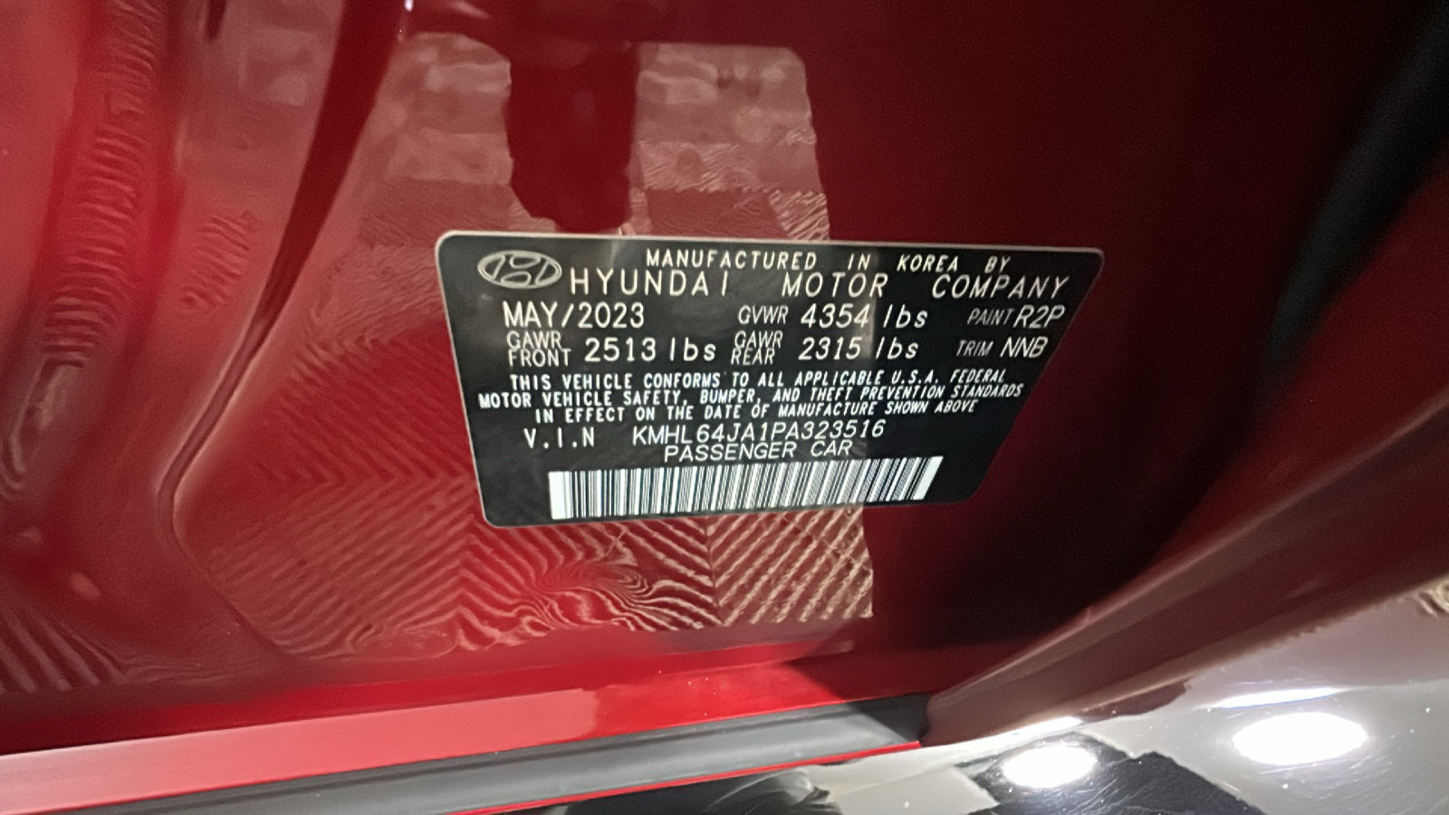 Certified 2023 Hyundai Sonata SEL FWD image 12