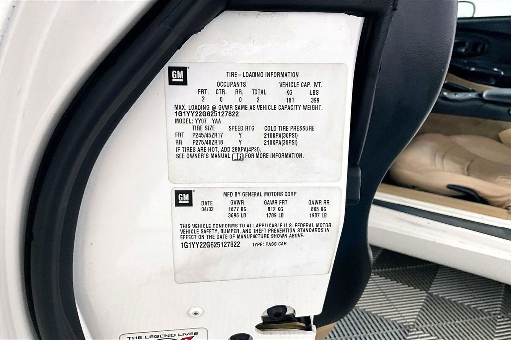 Used 2002 Chevrolet Corvette Coupe w/ Preferred Equipment Group2 image 23