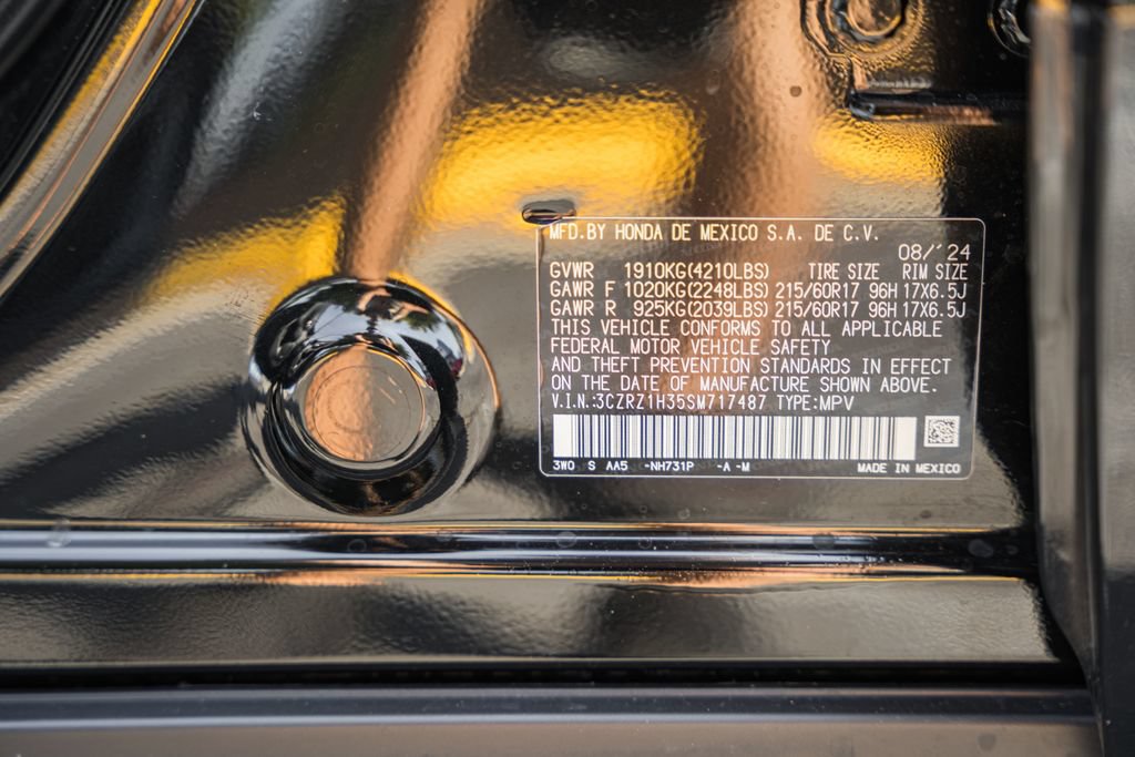 Certified 2025 Honda HR-V LX image 33