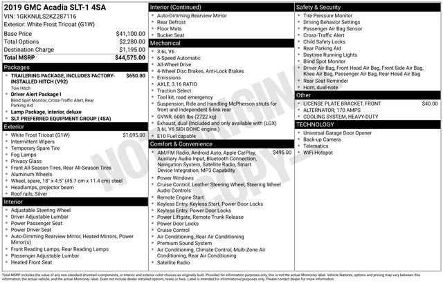 Used 2019 GMC Acadia SLT image 32