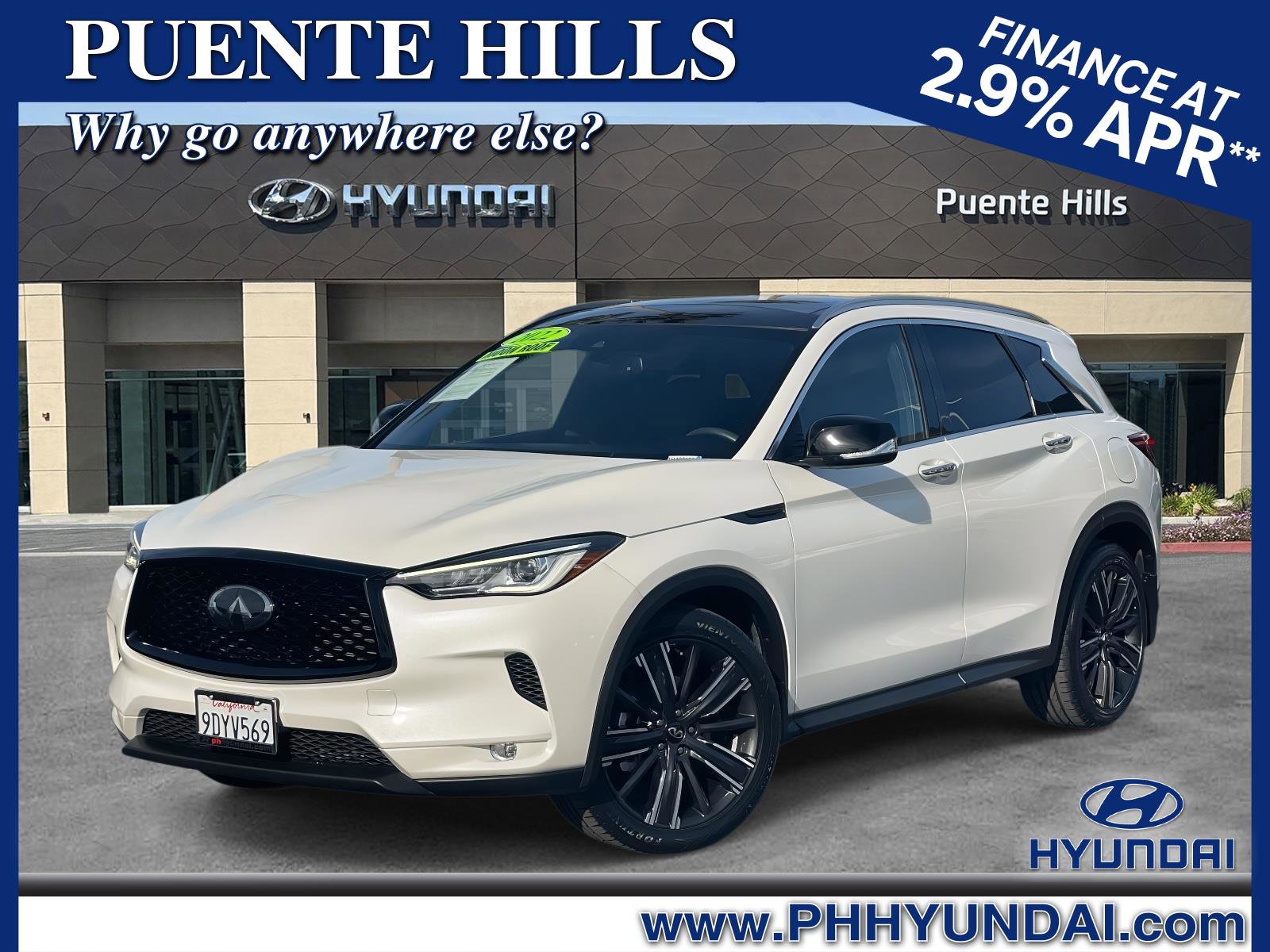 Used 2022 INFINITI QX50 Luxe w/ Appearance Package image 1