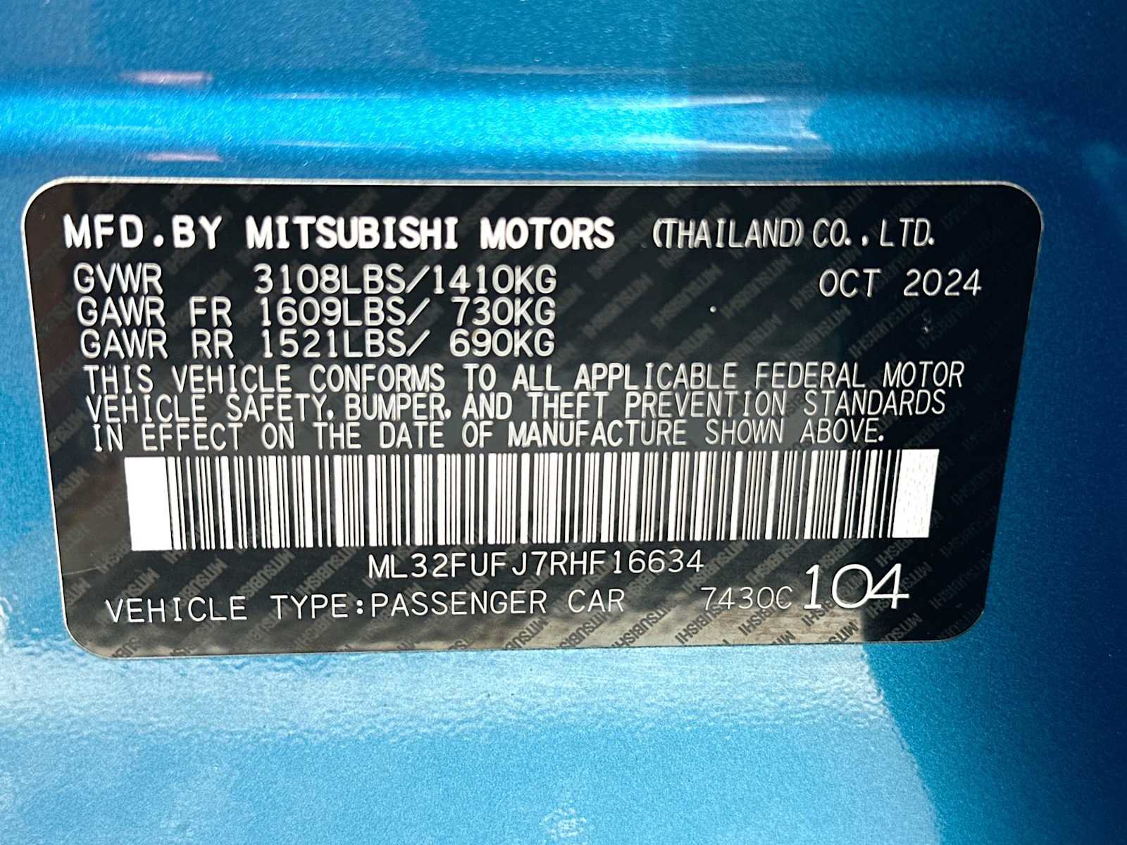 Used 2024 Mitsubishi Mirage G4 LE FWD image 22