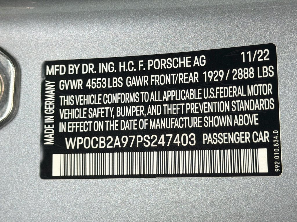 Certified 2023 Porsche 911 Cabriolet image 33