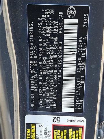 Used 2025 Toyota Camry SE w/ Multimedia Upgrade Package FWD image 15