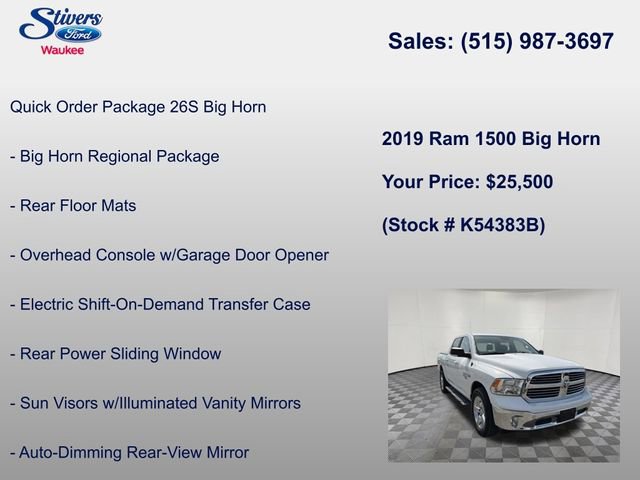 Used 2019 RAM 1500 Big Horn image 7