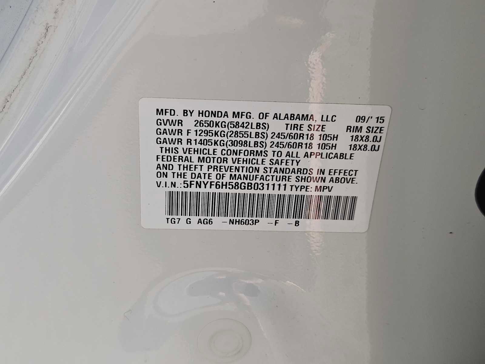 Used 2016 Honda Pilot EX-L image 34