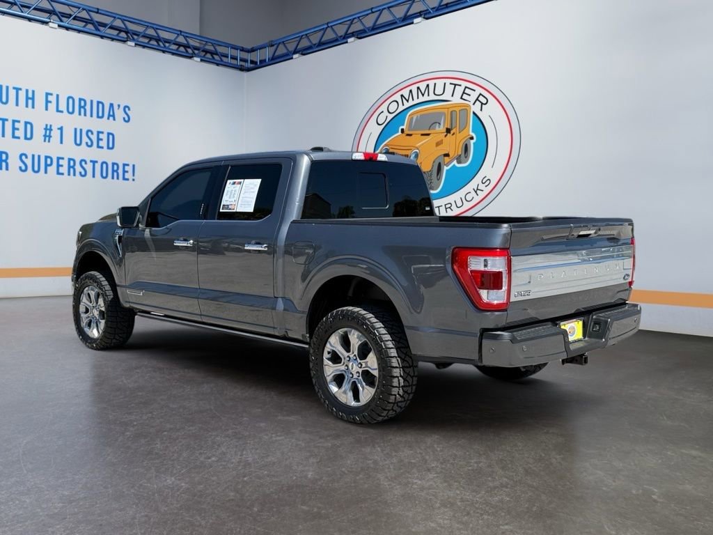 Used 2021 Ford F150 Platinum w/ Equipment Group 701A High AWD/4WD image 4